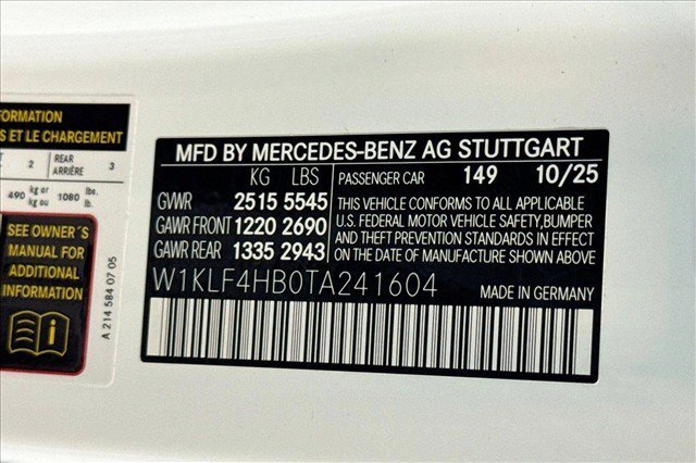 New 2026 Polar White Mercedes-Benz E 350 image 60