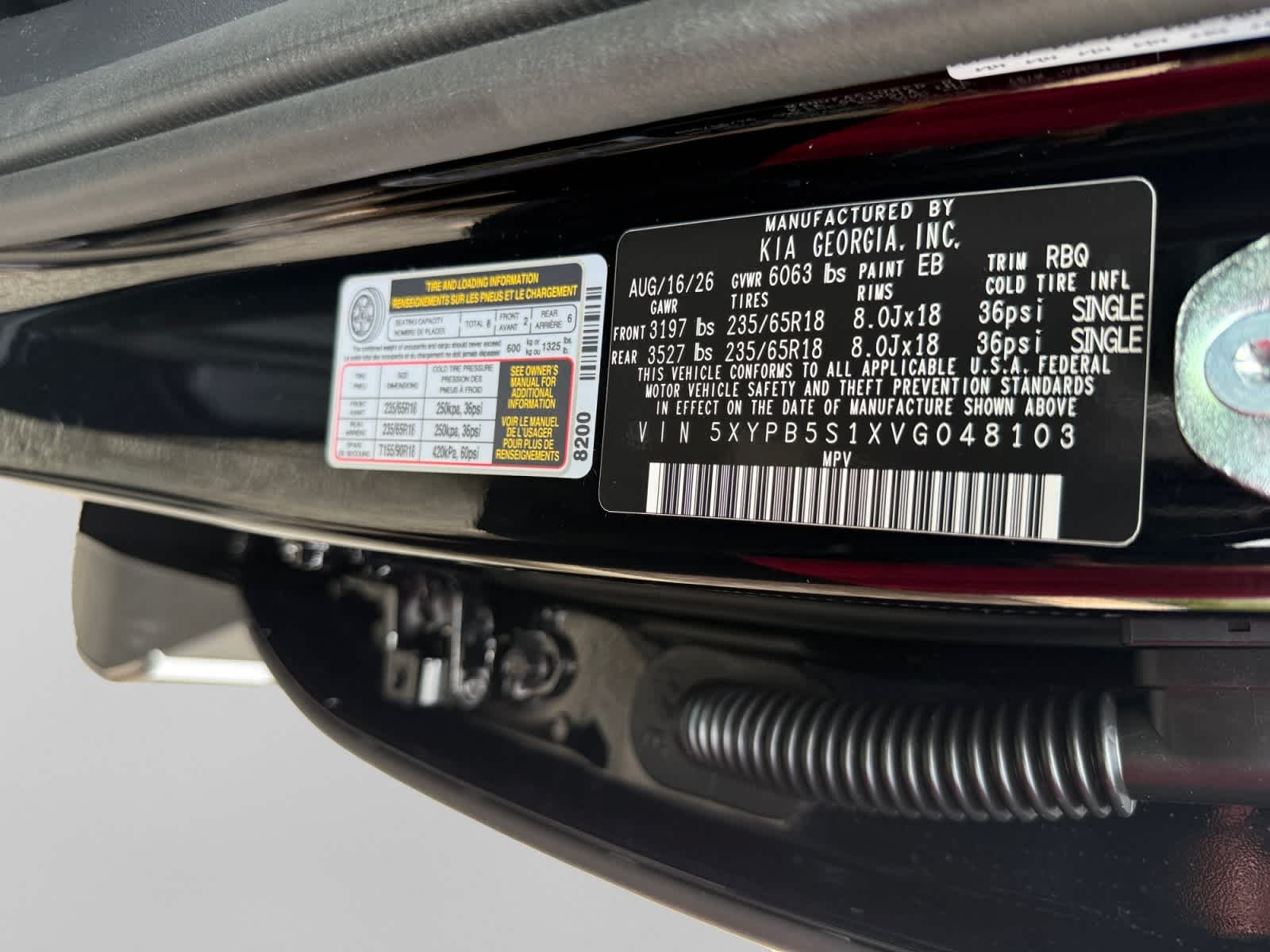 New 2027 Ebony Black Kia LX image 25