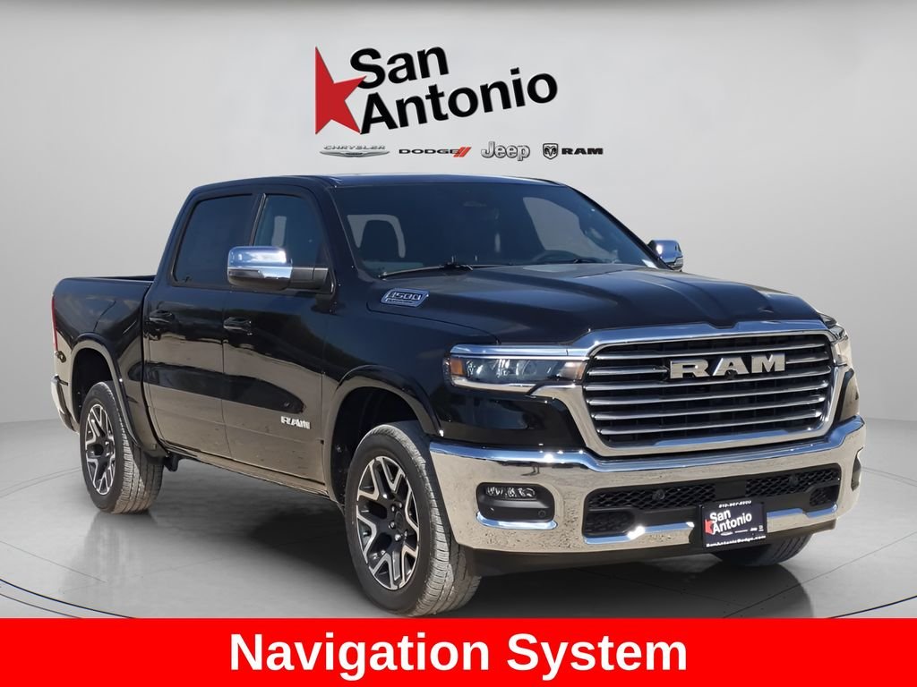 New 2026 Diamond Black Crystal Pearl-Coat Exterior Paint RAM Laramie image 3