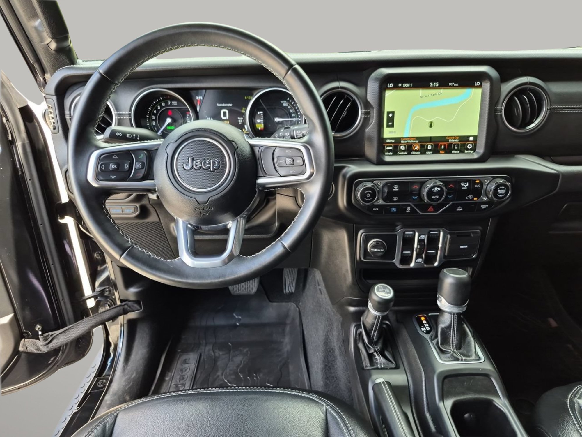 Used 2022 Black Clearcoat Jeep Unlimited Sahara 4xe image 9