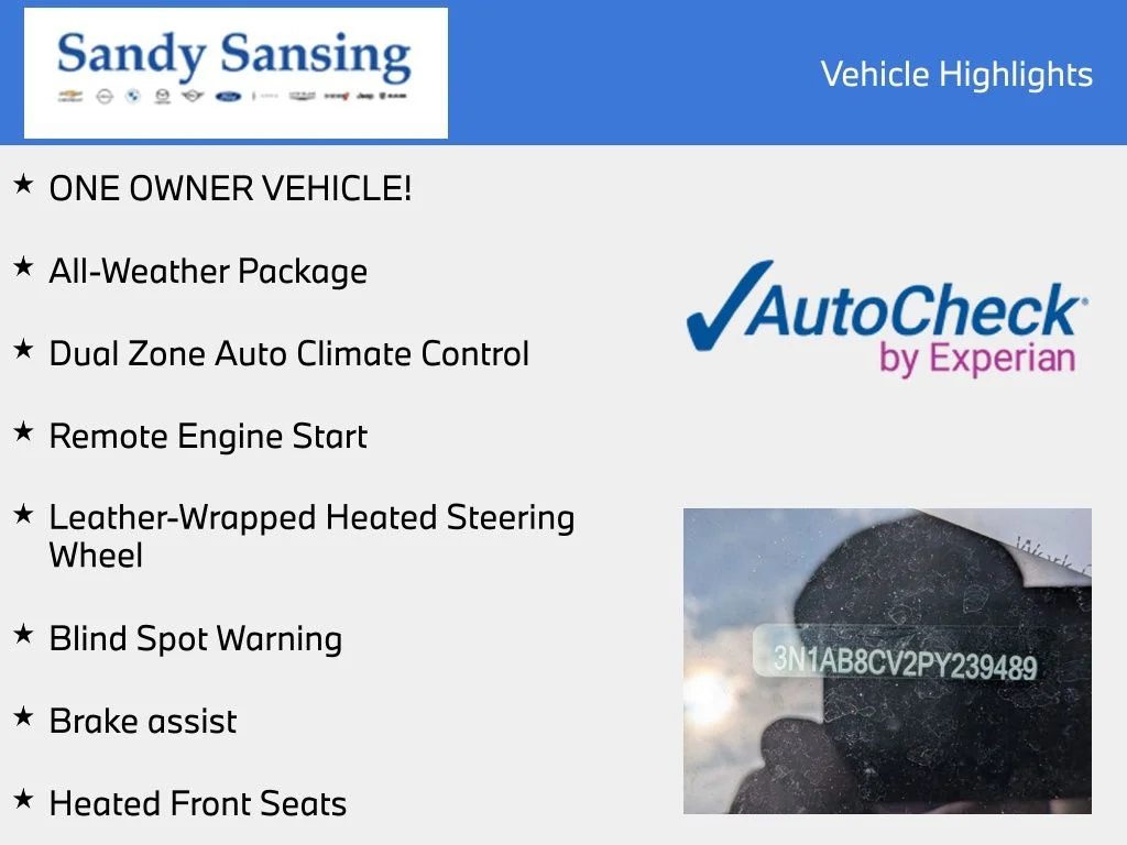 Used 2023 Blue Nissan SV image 8