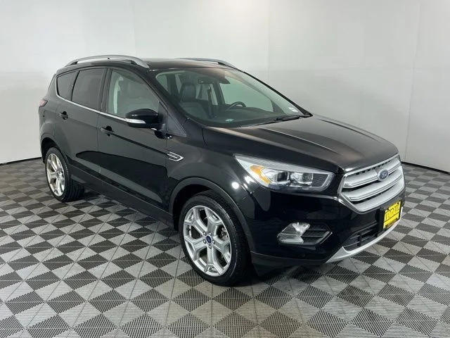 Used 2018 Shadow Black Ford Titanium image 3