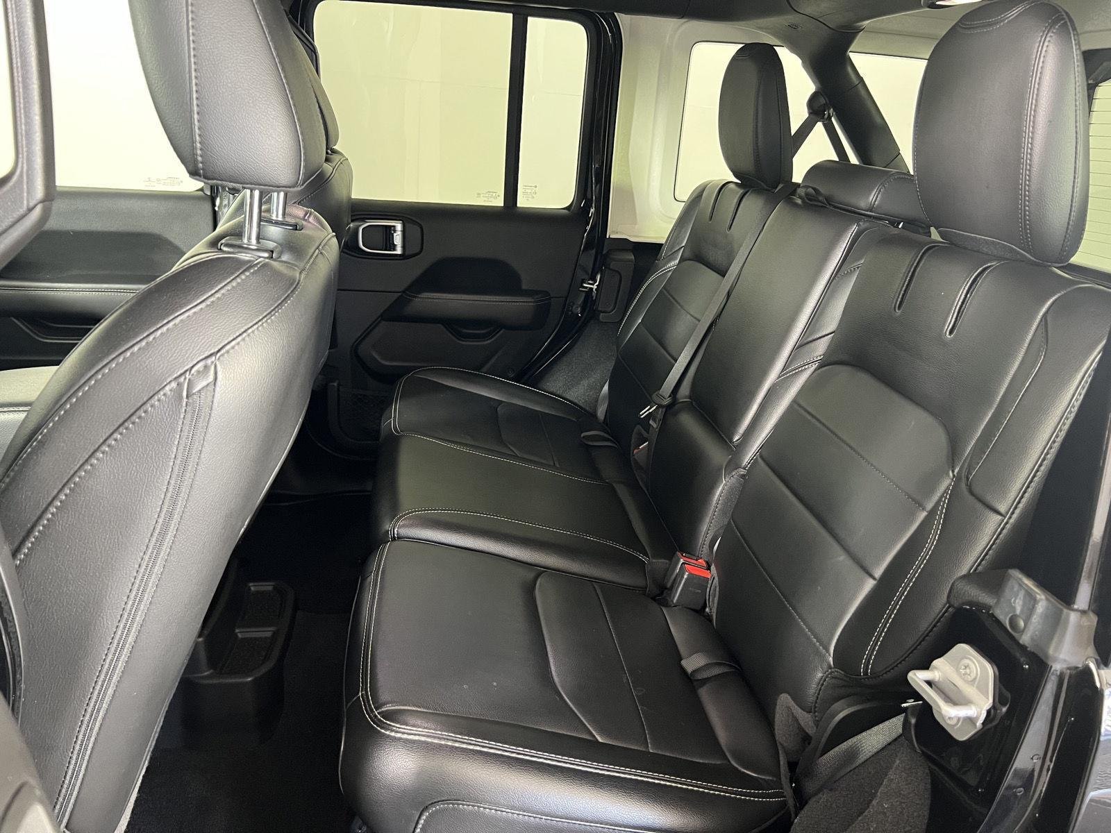 Used 2021 Black Clearcoat Jeep Unlimited Sahara 4xe image 19