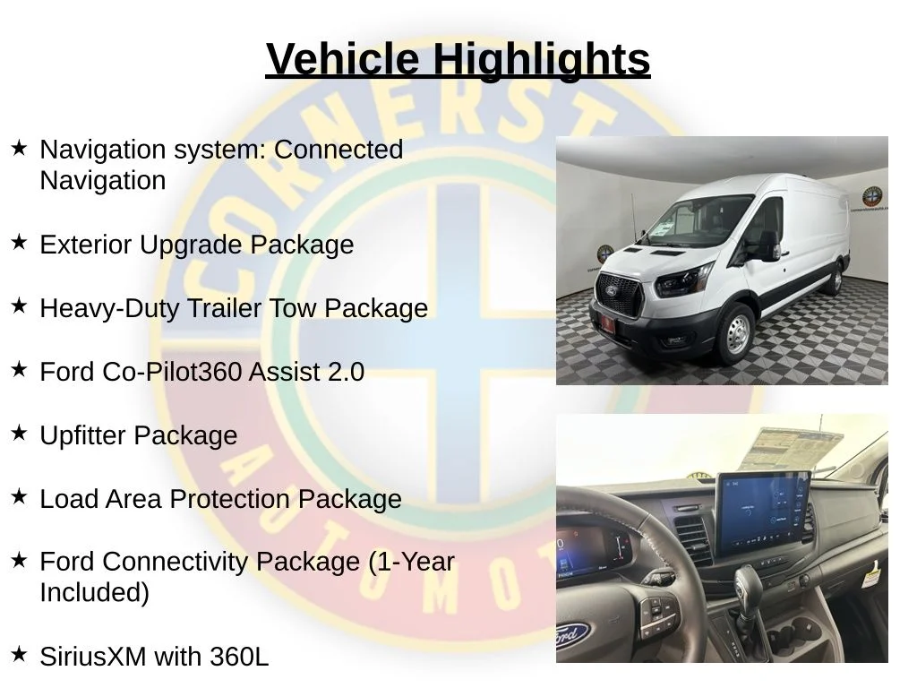 New 2026 Oxford White Ford Cargo Van image 2