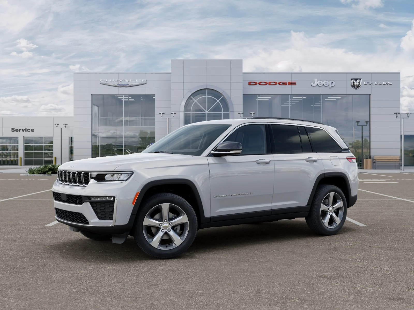 New 2026 Bright White Clear-Coat Exterior Paint Jeep Limited image 31