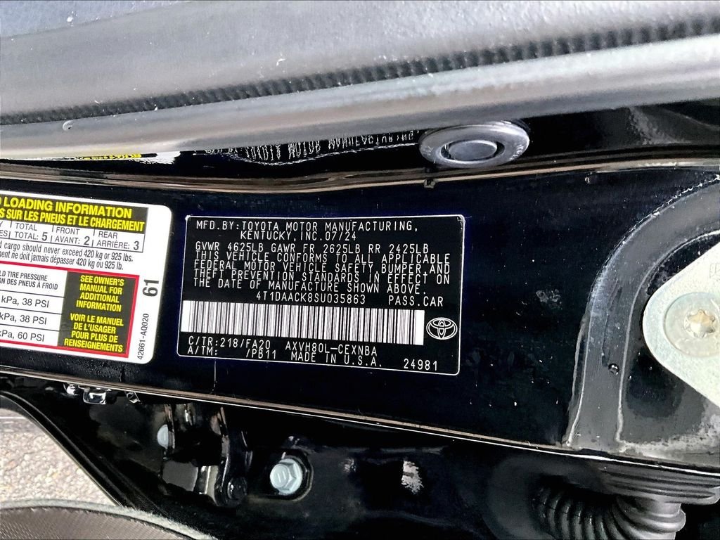 Used 2025 Black Toyota LE image 36