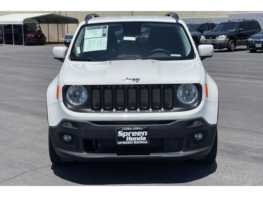 Used 2017 Alpine White Jeep Altitude image 9