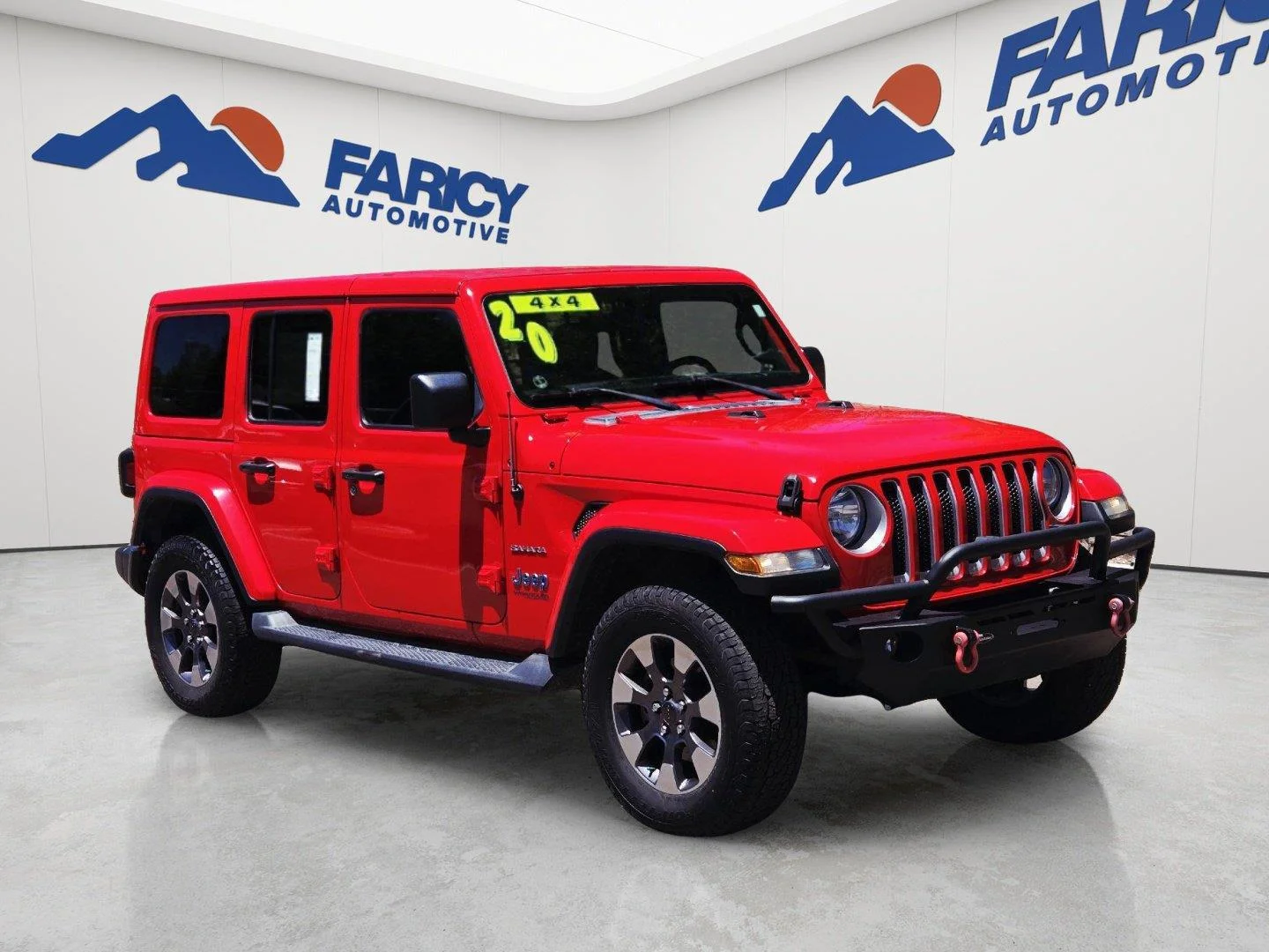 Used 2020 Firecracker Red Clearcoat Jeep Sahara image 3