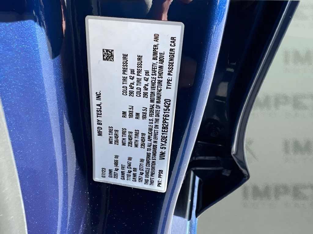 Used 2023 Blue Tesla Long Range image 27