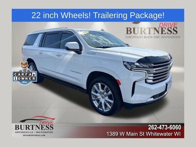 Certified Pre-Owned 2021 Chevrolet Suburban High Country Four Wheel Drive SUV
