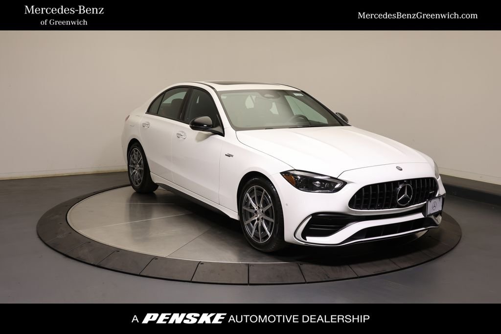 Certified Used 2026 Polar White Mercedes-Benz C 43 AMG® image 1