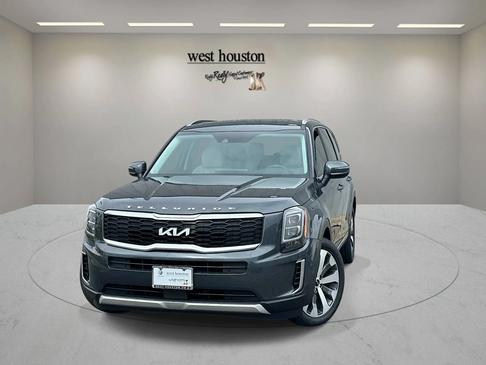 Used 2022 Gravity Grey Kia EX image 1