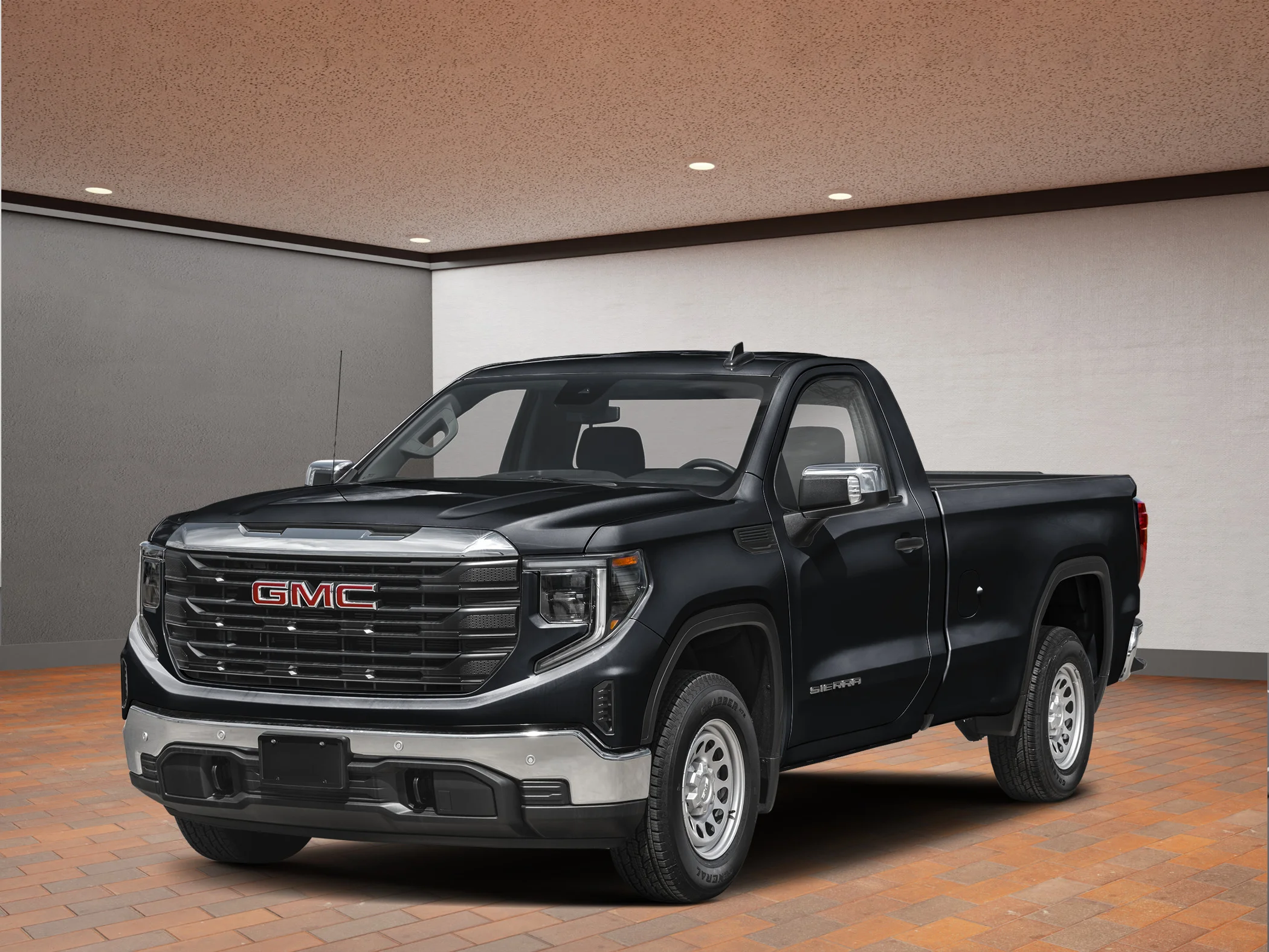 New 2026 Black GMC Crew Cab Short Box 4-Wheel Drive AT4 image 1