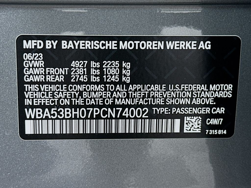 Certified Used 2023 Skyscraper Grey Metallic BMW 530i image 33