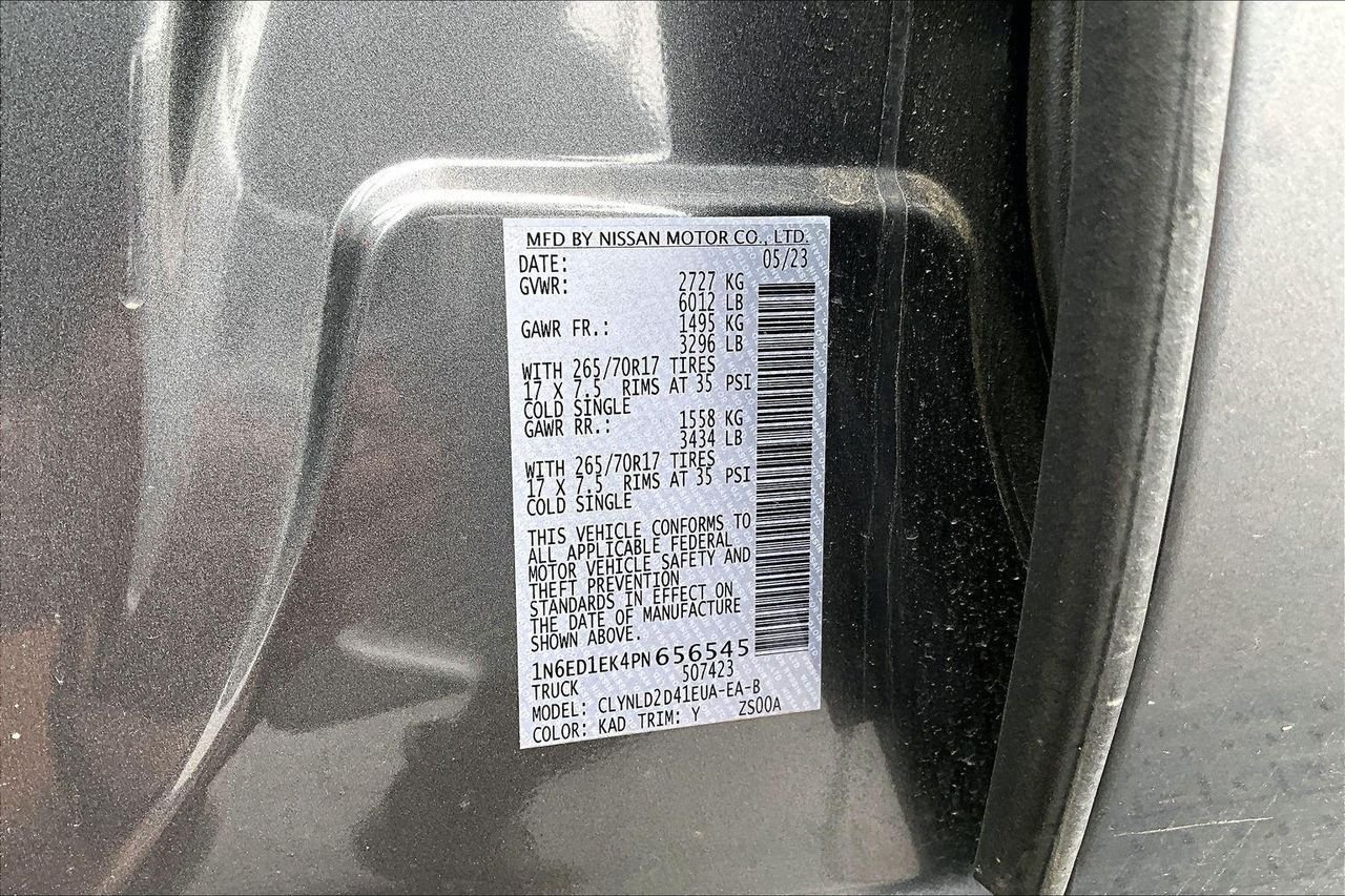Used 2023 Gun Metallic Nissan Crew Cab PRO-4X 4x4 image 3