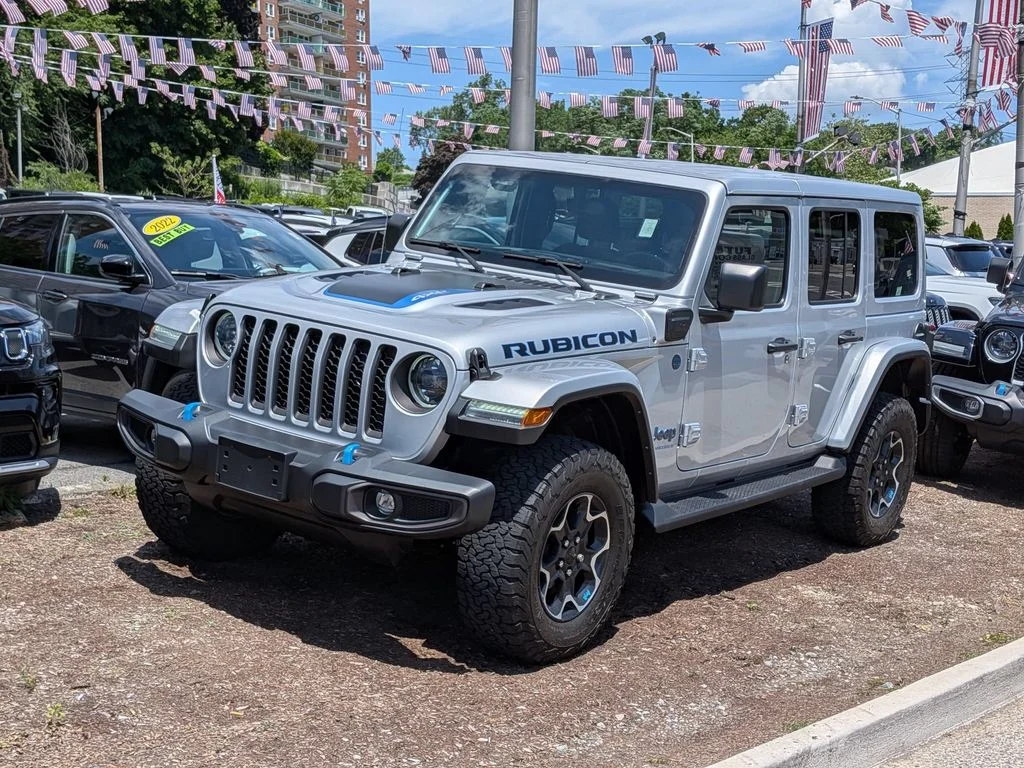 Used 2023 Silver Jeep Rubicon 4xe image 1