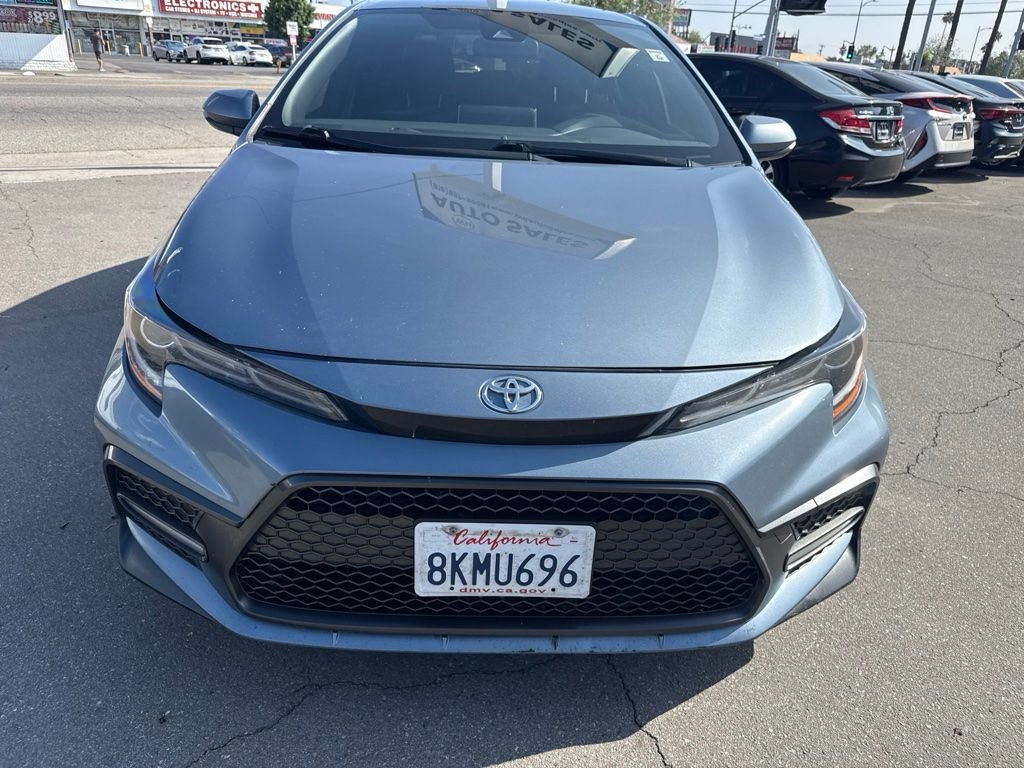 Used 2020 Blue Toyota SE image 3