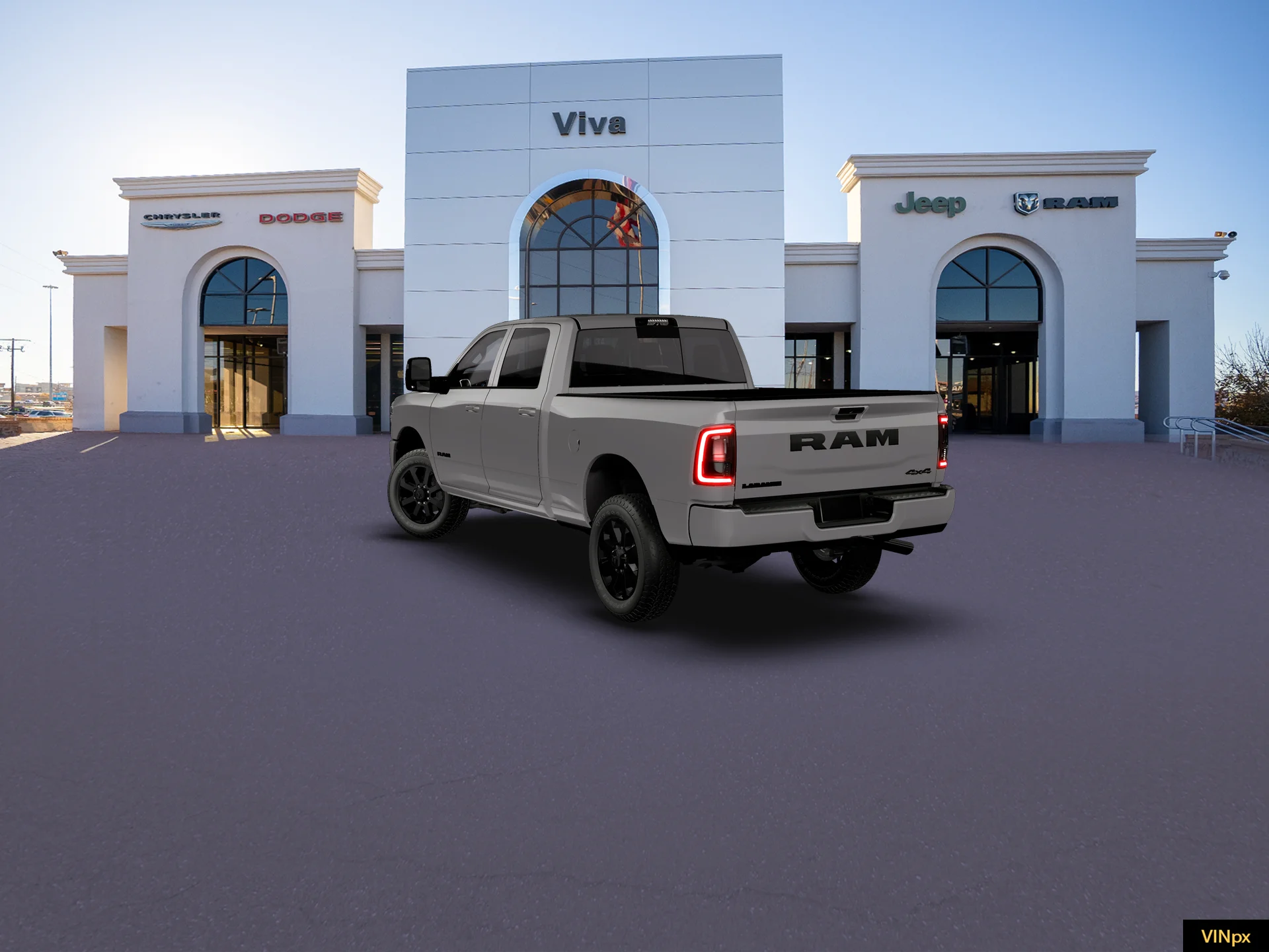 New 2026 Ceramic Gray Clear-Coat Exterior Paint RAM LARAMIE image 17