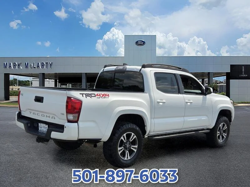 Used 2017 Super White TOYOTA TRD SPORT DOUBLE CAB 5