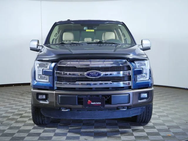 Used 2015 Blue Ford Lariat image 3