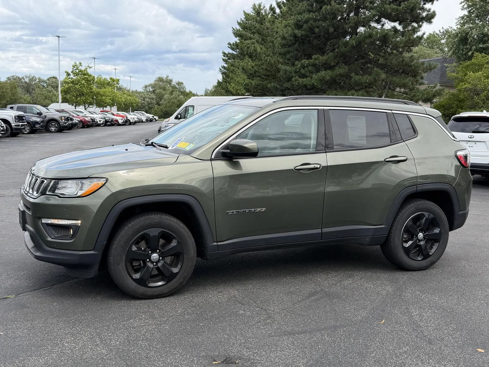 Used 2021 Jeep Compass Latitude with VIN 3C4NJDBBXMT575918 for sale in Hamburg, NY