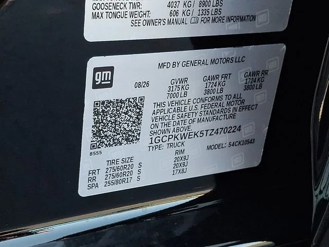 New 2026 Black Chevrolet RST image 20