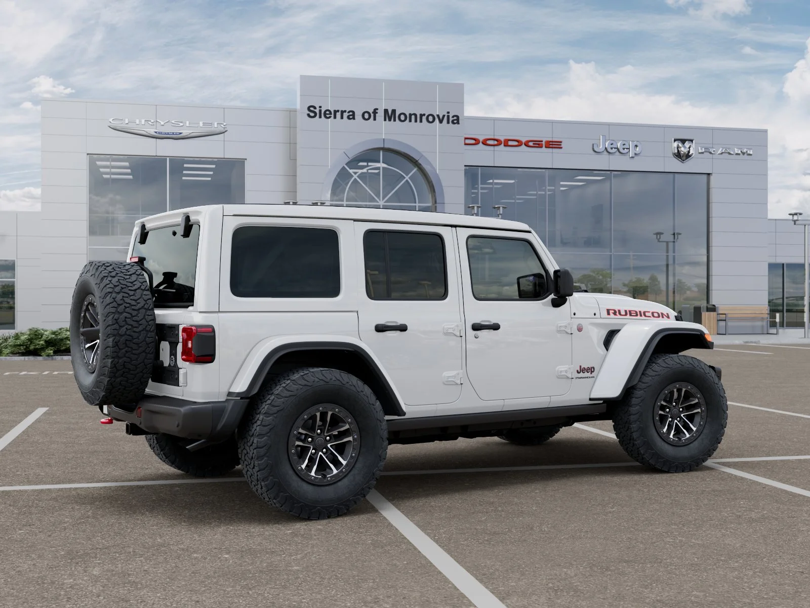 New 2027 Bright White Clear-Coat Paint Jeep Rubicon image 30