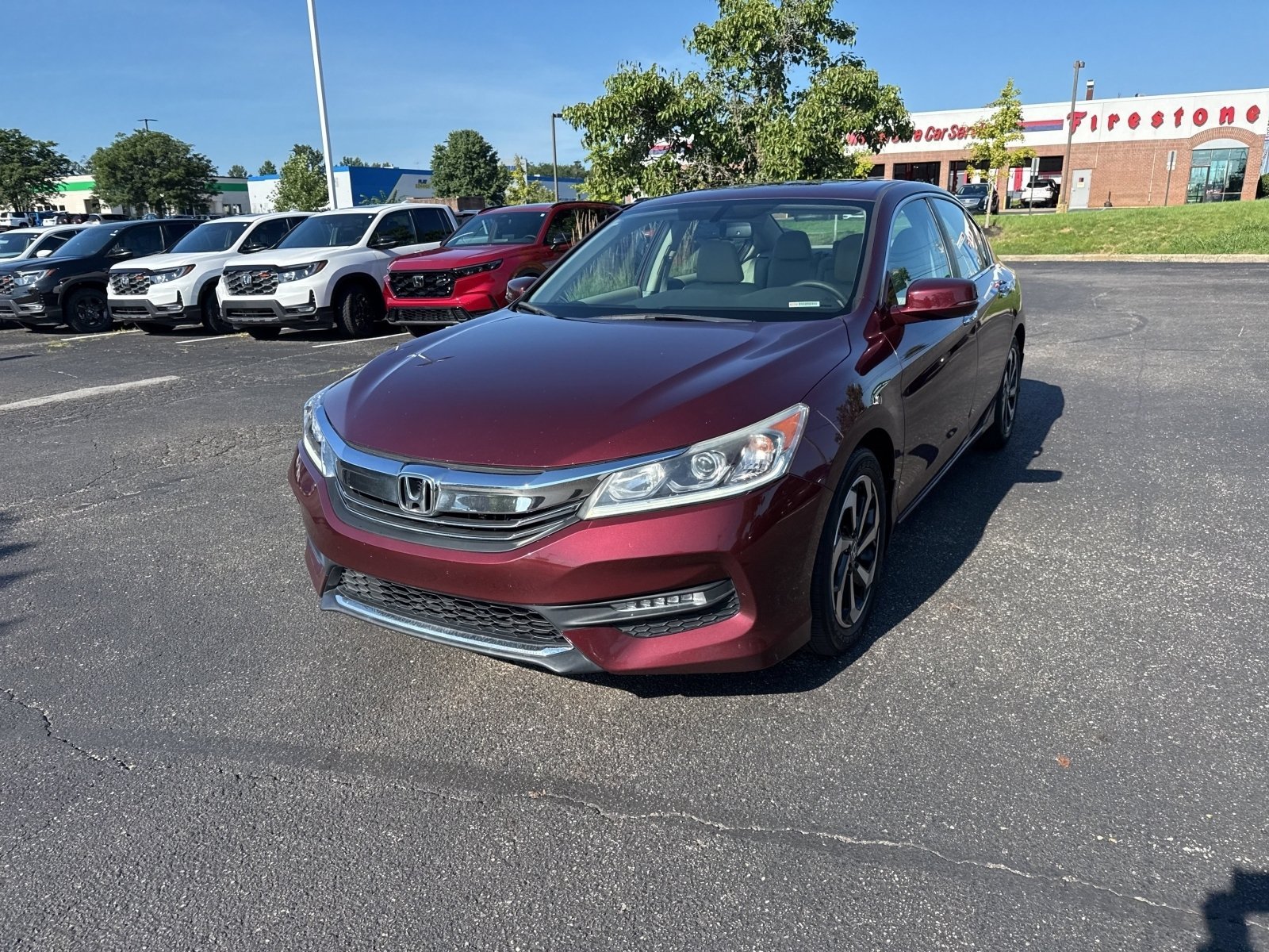 Used 2016 Basque Red Pearl II Honda EX-L image 8