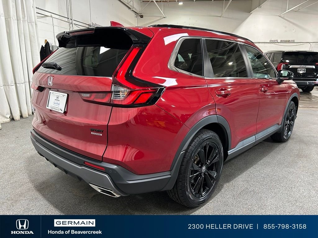 Certified Used 2023 Radiant Red Metallic Honda HYBRID AWD SP TRG image 8