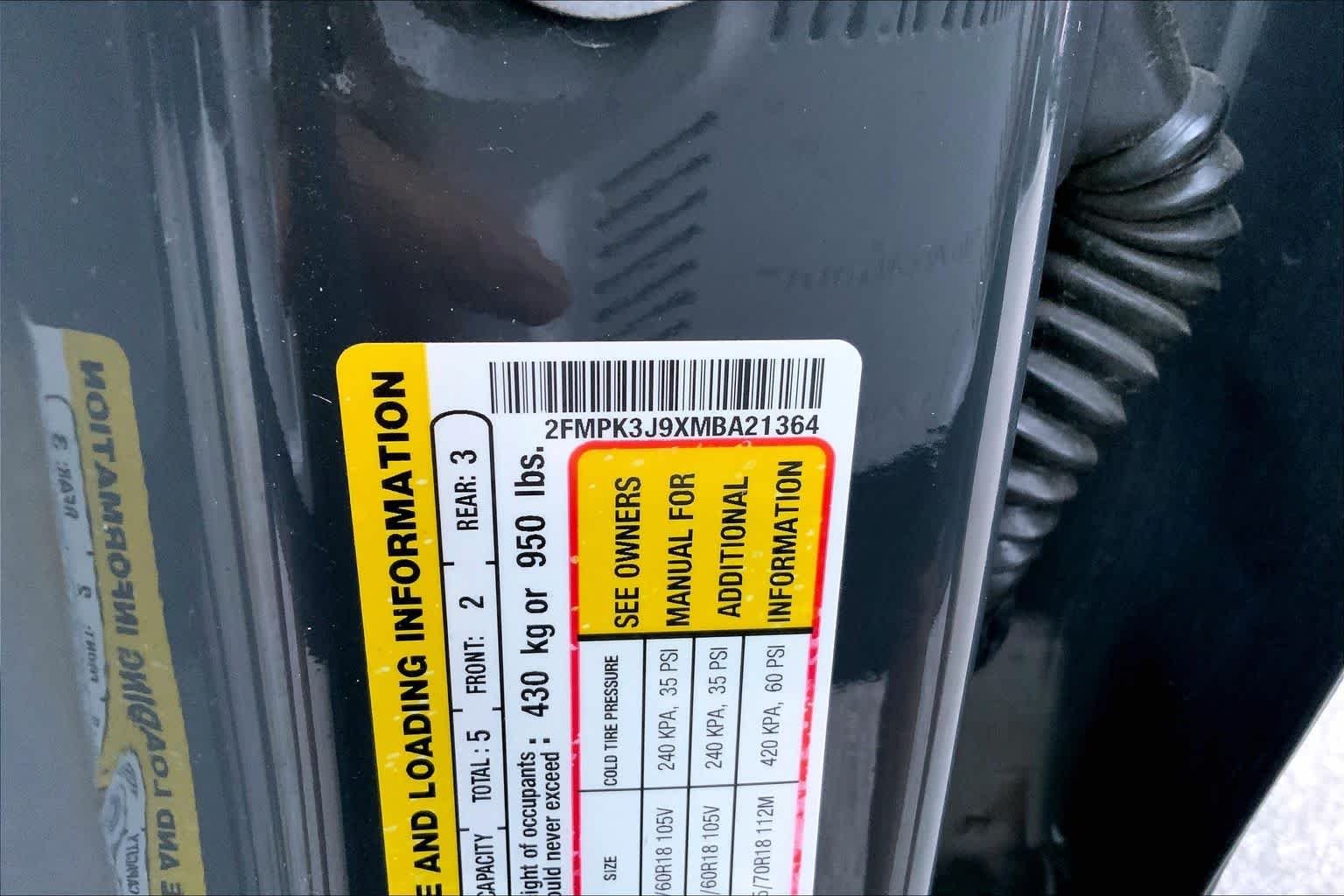 Used 2021 Lithium Gray Ford SEL image 29