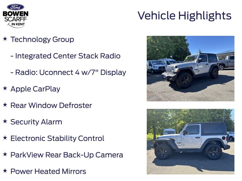 Certified Used 2020 Billet Silver Metallic Clearcoat Jeep Sport S image 17