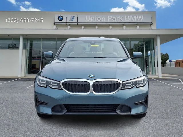 Used 2021 Blue Ridge Mountain Metallic BMW 330i xDrive image 2