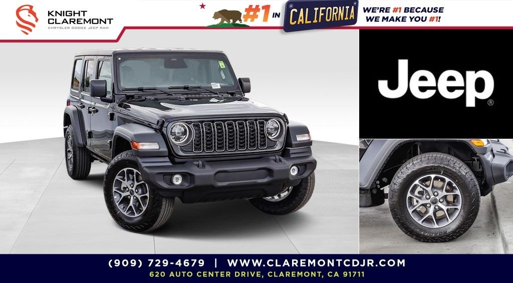 New 2026 Black Clearcoat Jeep Sport S image 1