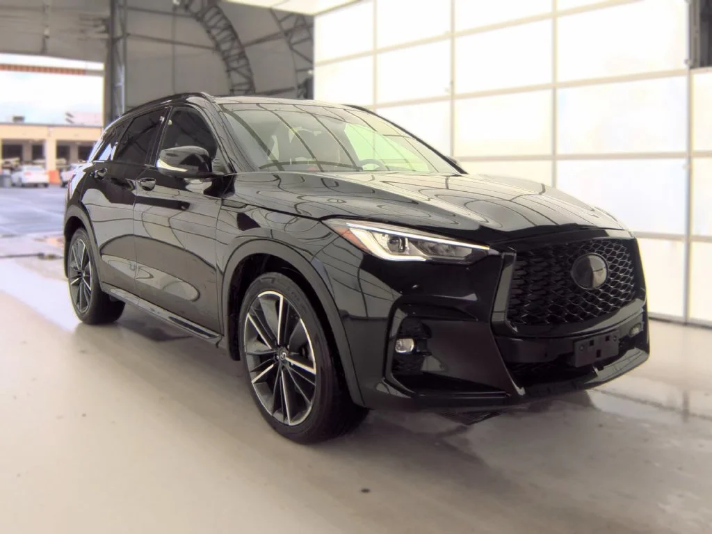 Certified Used 2023 Black INFINITI SPORT image 3