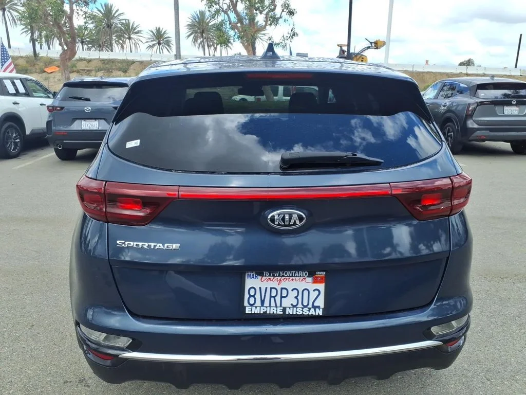 Used 2021 Blue Kia LX image 8