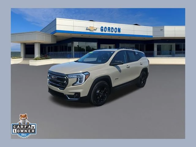 Used 2023 Desert Sand Metallic GMC AT4 image 1