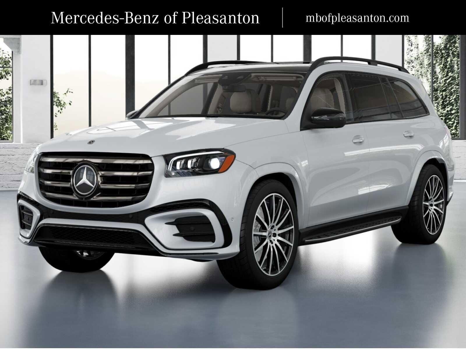 New 2026 MANUFAKTUR Moonlight White Metallic Mercedes-Benz GLS 450 4D Sport Utility 4MATIC® image 1