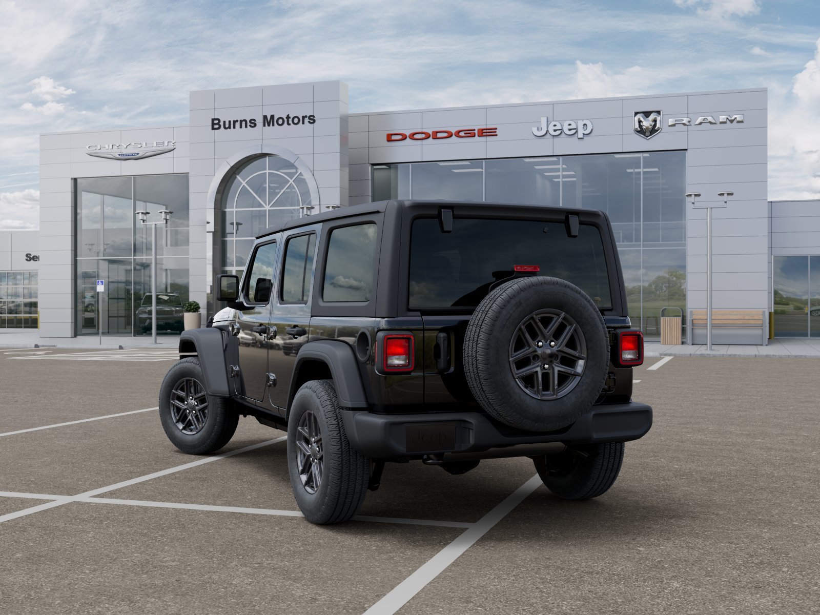 New 2026 Black Clearcoat Jeep Sport 4-Door image 3