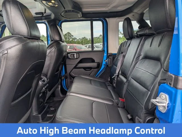 Used 2022 Blue Jeep Unlimited Sahara 4xe image 26