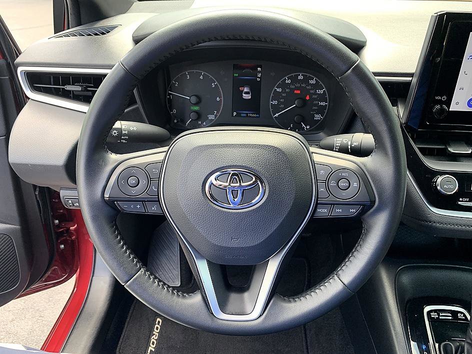 Certified Used 2025 Ruby Flare Pearl Toyota Hybrid SE image 12