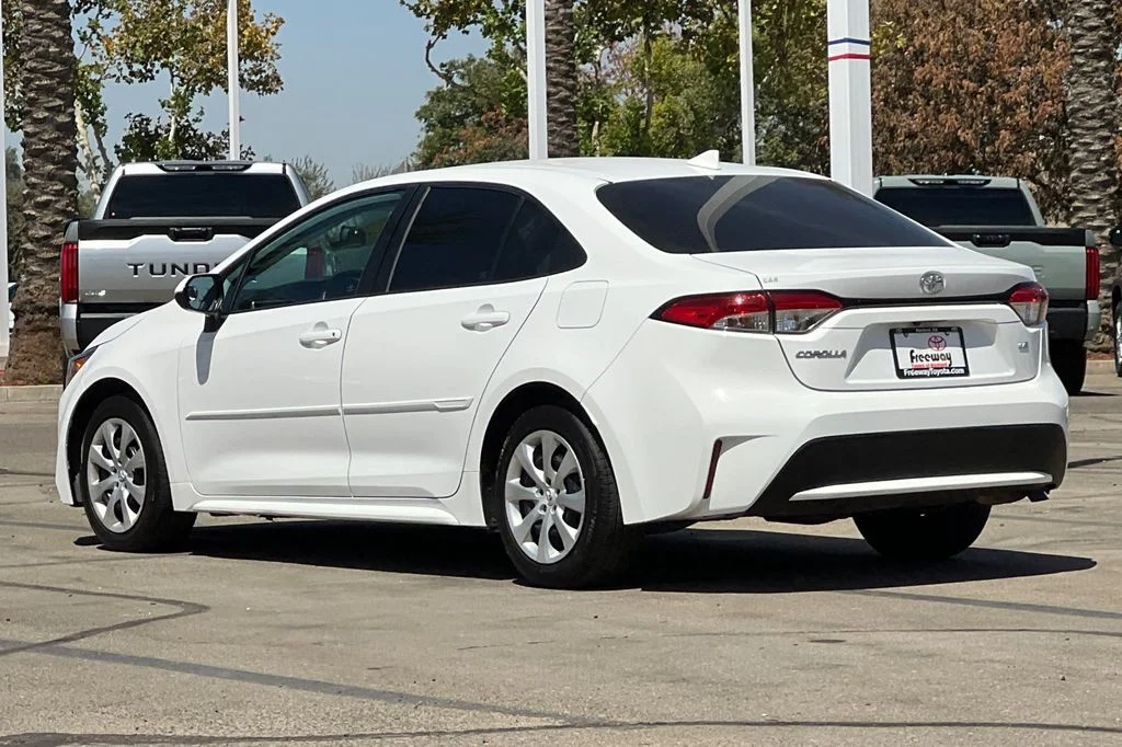 Certified Used 2021 White Toyota LE image 7