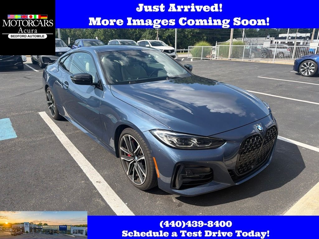 Used 2021 Blue Metallic BMW 430i xDrive image 1