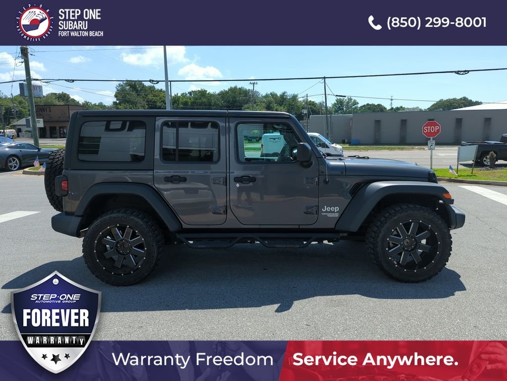 Used 2020 Gray Jeep Unlimited Sport S image 8