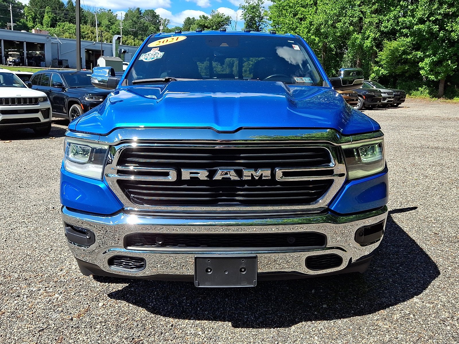 Certified Used 2021 Hydro Blue Pearlcoat Ram Big Horn image 2