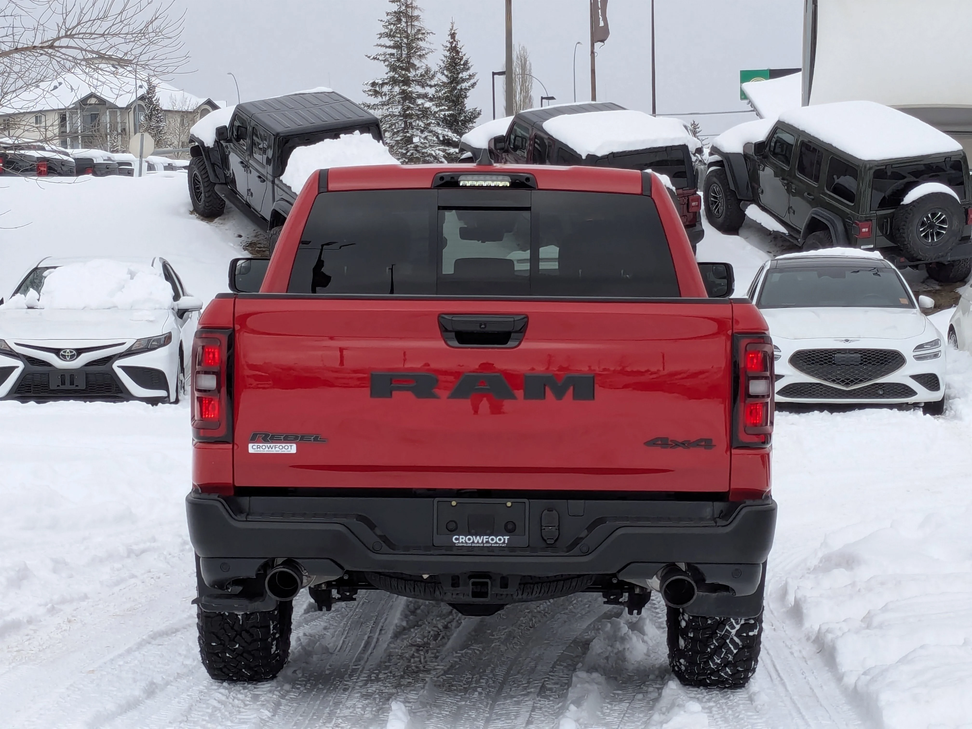 Used 2025 Red RAM Rebel - Rebel Level II Grp - Dual-Pane Sunroof - G/T Pkg - Tech Pkg - Bed Utility Grp - LOADED! image 7