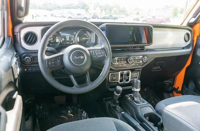 Used 2025 Orange Jeep Sport S 4xe image 14