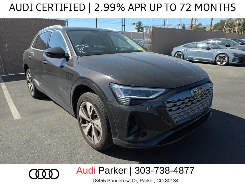 Used 2024 Audi Q8 e-tron Prestige with VIN WA16AAGE2RB045550 for sale in Highlands Ranch, CO