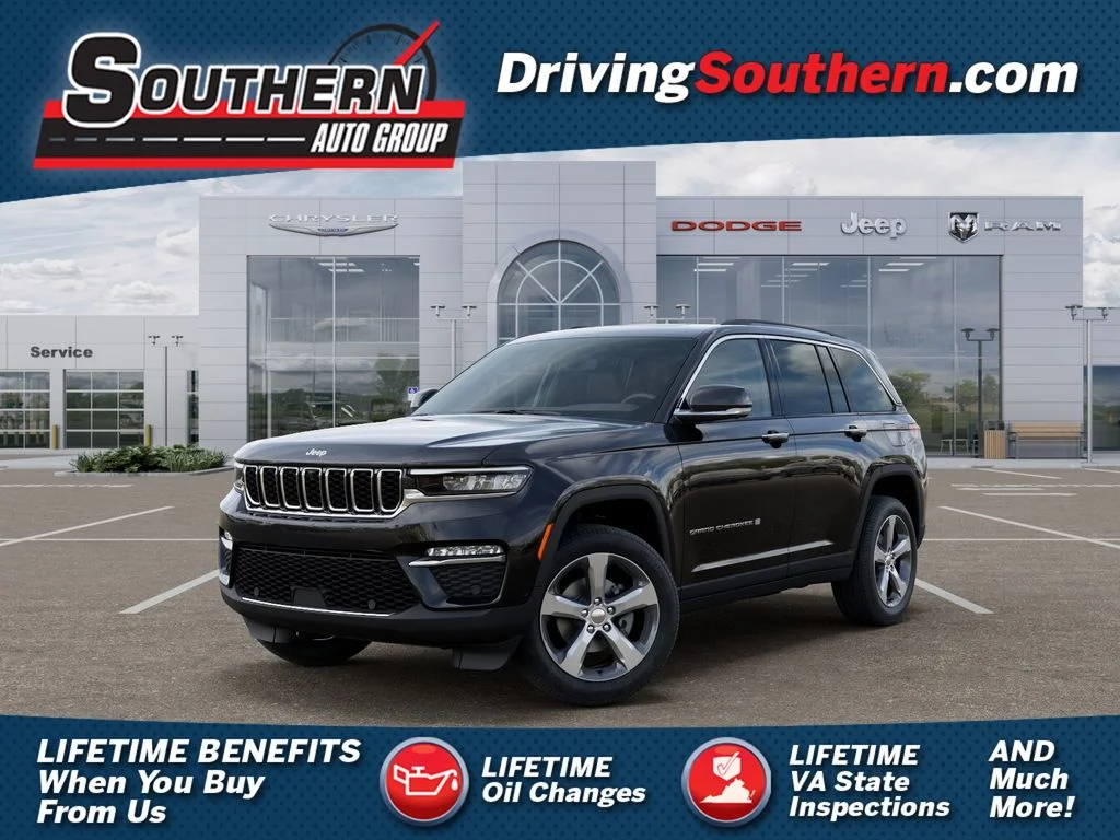 New 2025 Diamond Black Crystal Pearl-Coat Exterior Paint Jeep Limited image 1