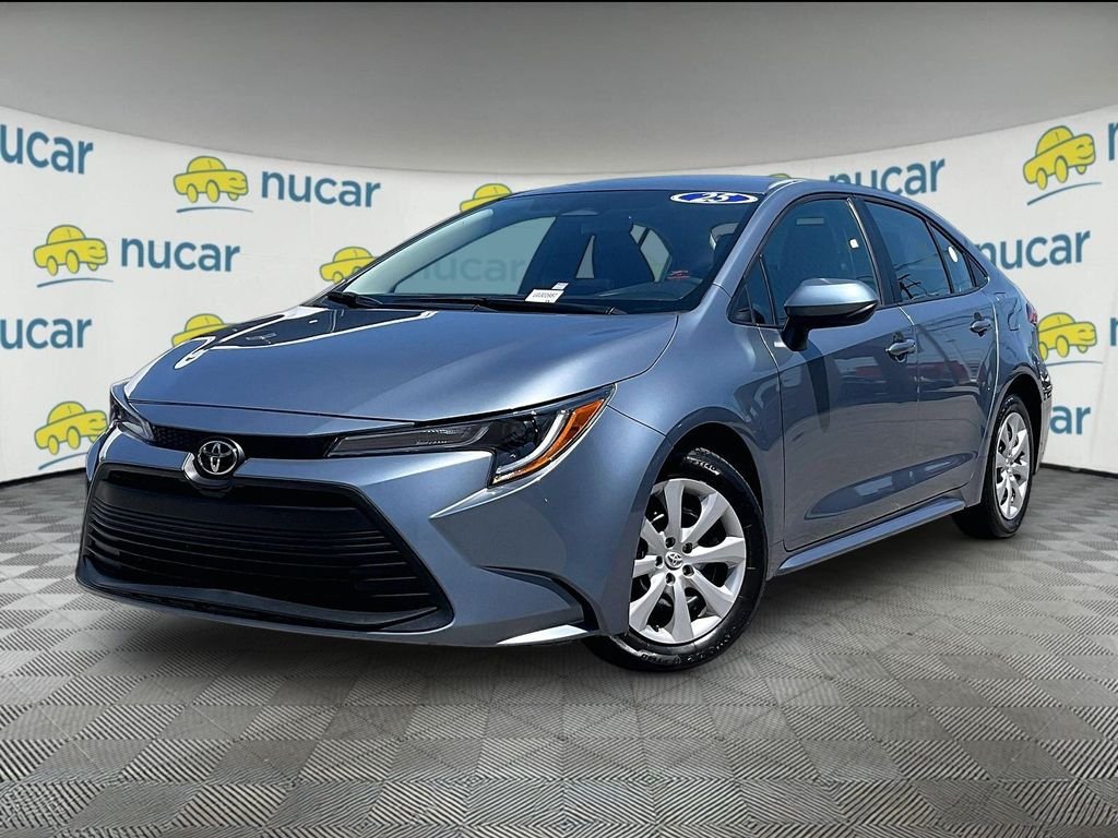 Certified Used 2025 Blue Toyota LE image 3