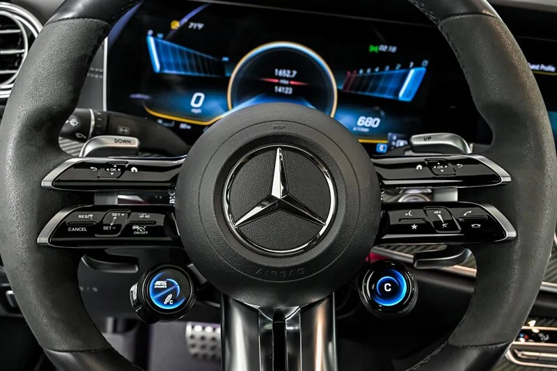 Used 2021 Obsidian Black Metallic Mercedes-Benz AMG® E 63 S-RENNTECH TUNE-AL13 WHEELS-PPF! image 46